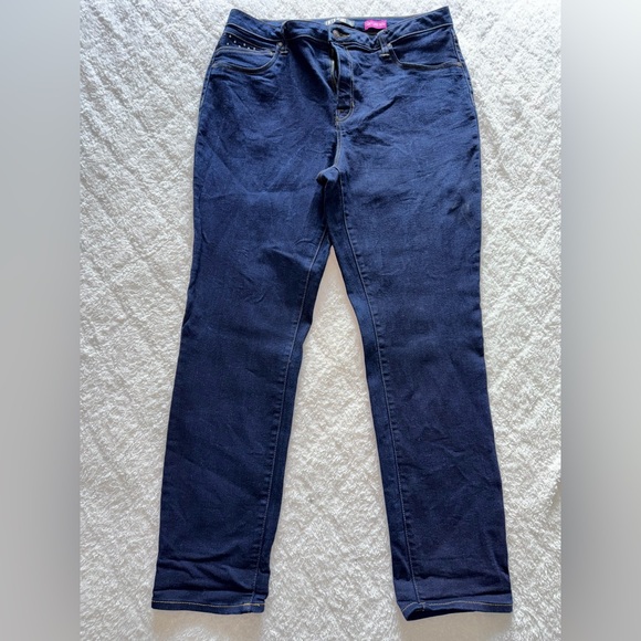 Faith Jeans Denim - Stretch Straight Leg Blue Jeans